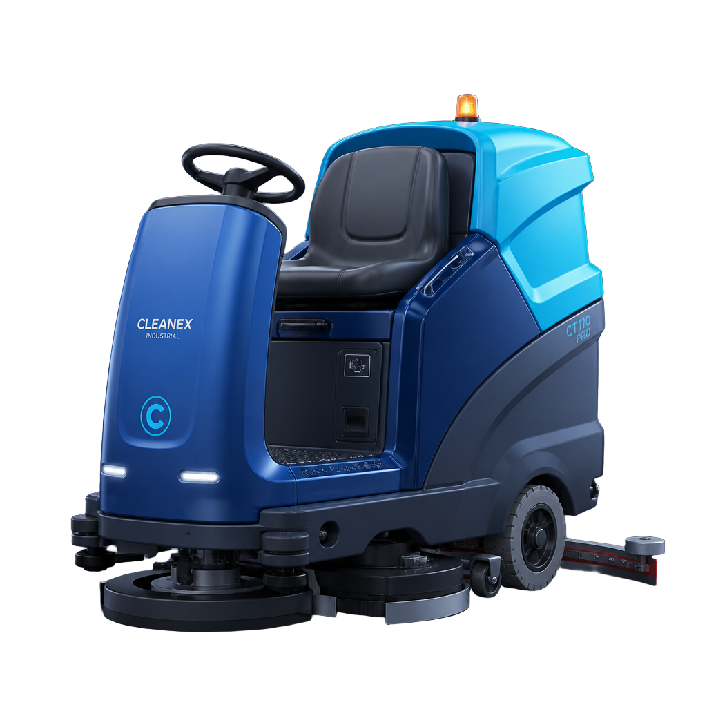 Ride-On Floor Scrubber